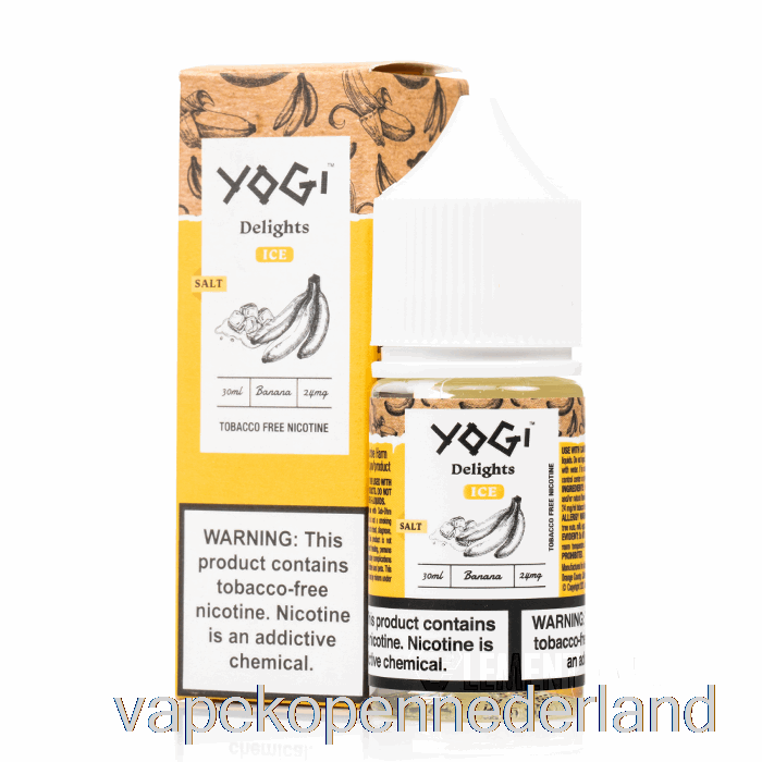 Elektronische Sigaret Vape Banaan Ijszouten - Yogi Lekkernijen - 30ml 50mg